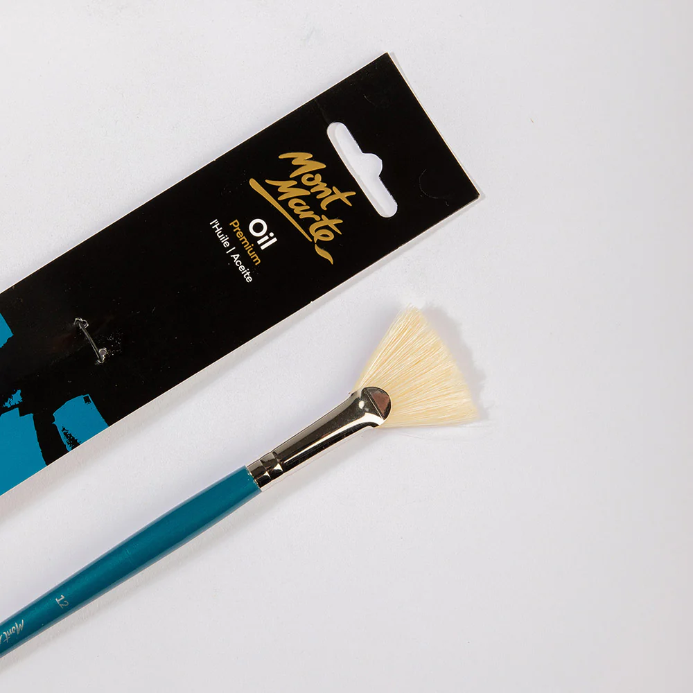 Oil Brush Premium Chungking Fan Brush 12 - Image 2