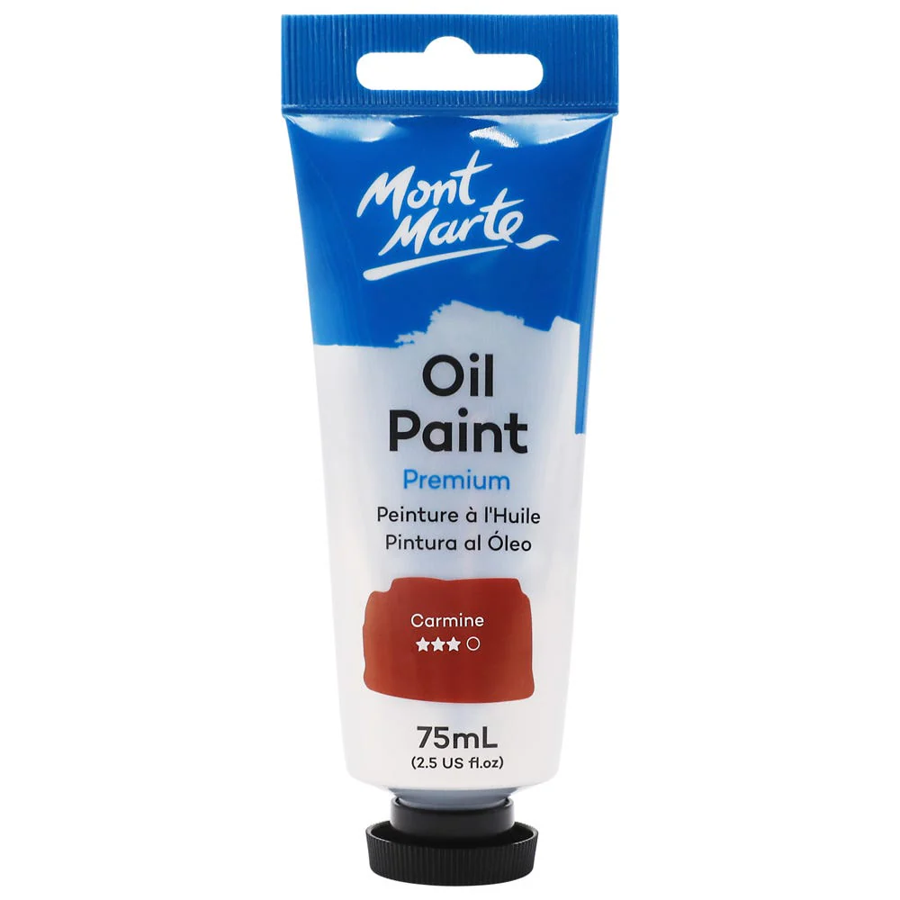 Oil Paint Premium 75ml Tube - Carmine