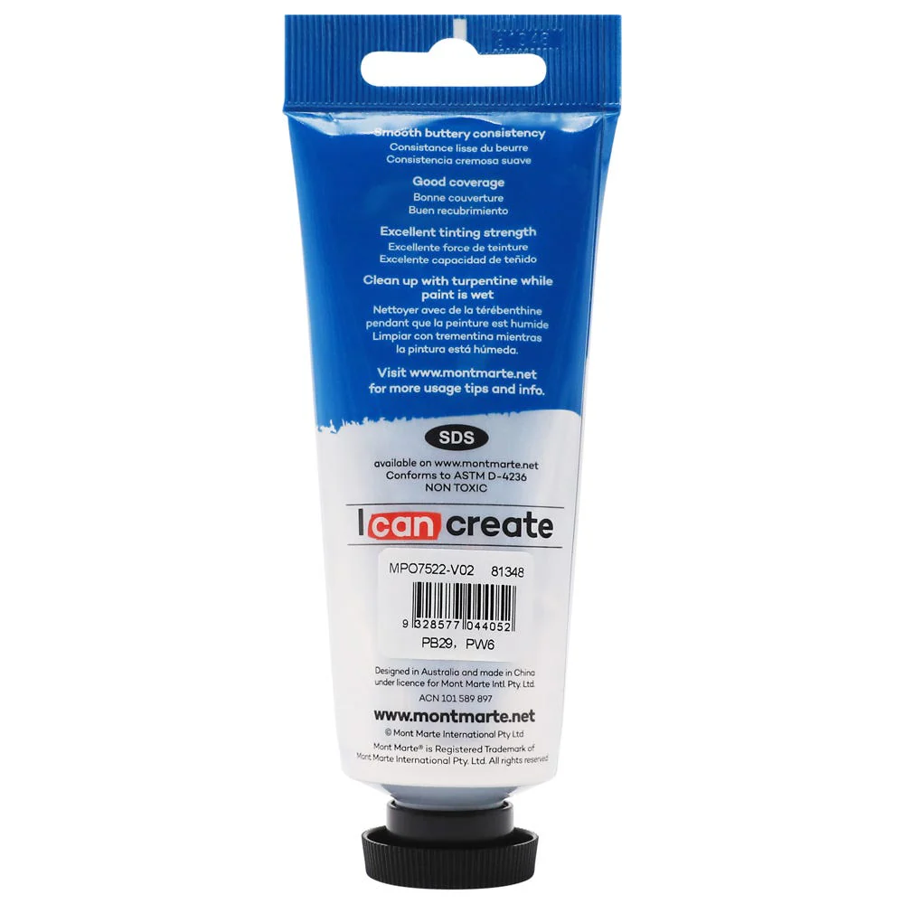 Oil Paint Premium 75ml Tube - Cobalt Blue - Image 2