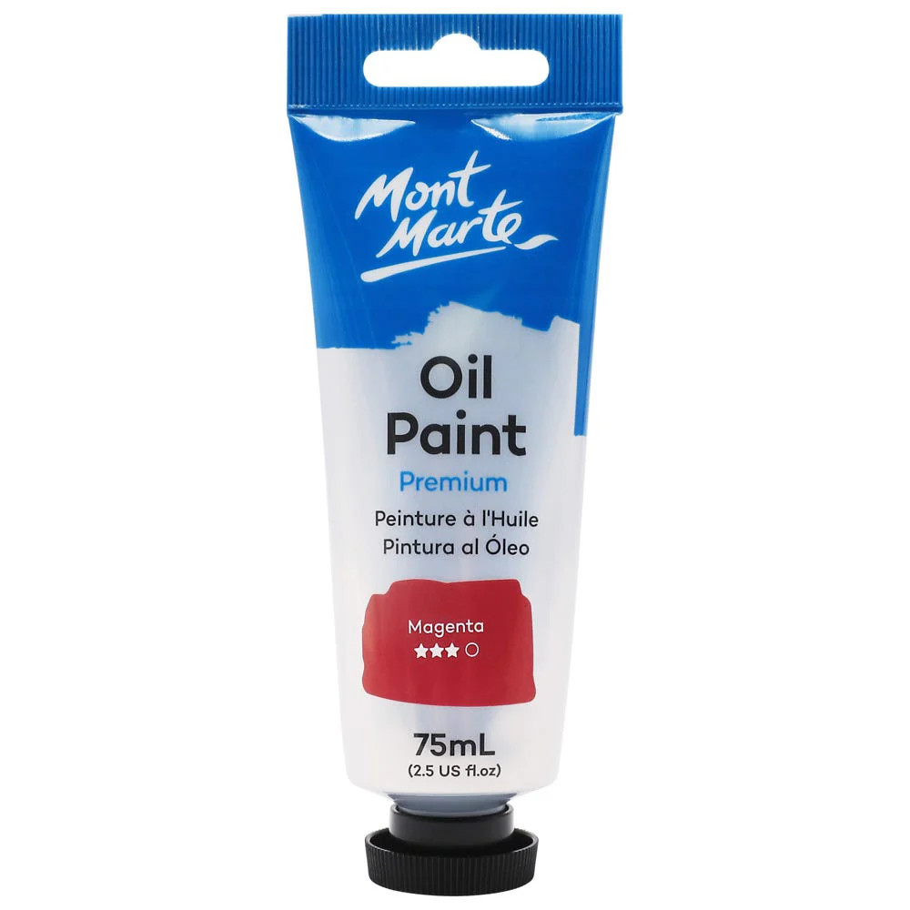 Oil Paint Premium 75ml Tube - Magenta