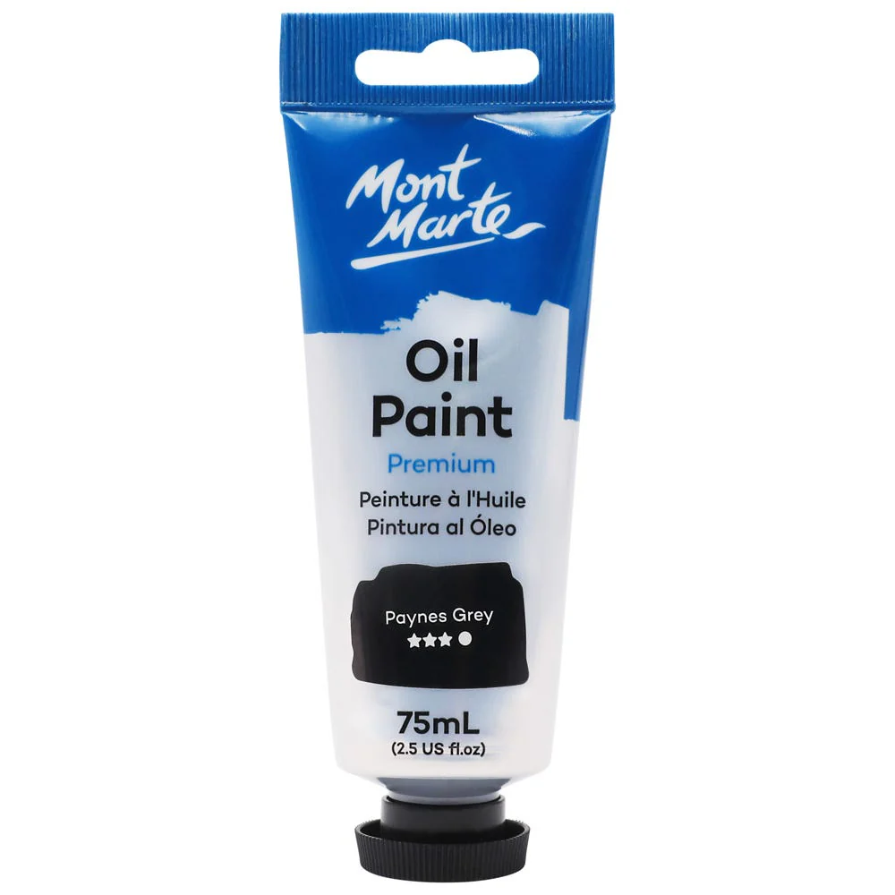Oil Paint Premium 75ml Tube - Paynes Grey