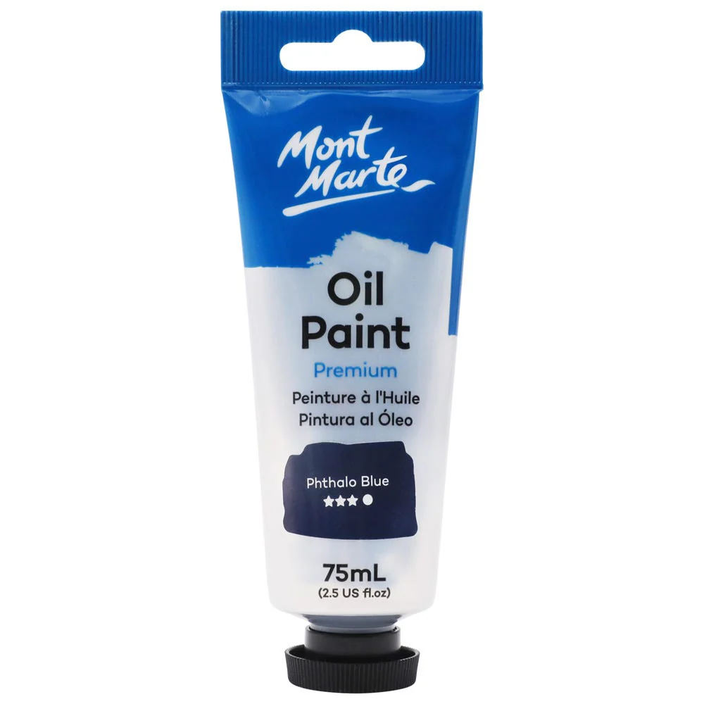 Oil Paint Premium 75ml Tube - Phthalo Blue
