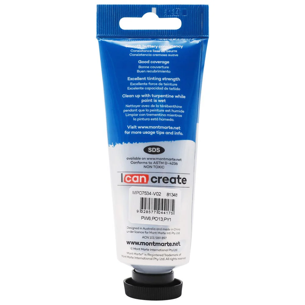 Oil Paint Premium 75ml Tube - Porcelain - Image 2