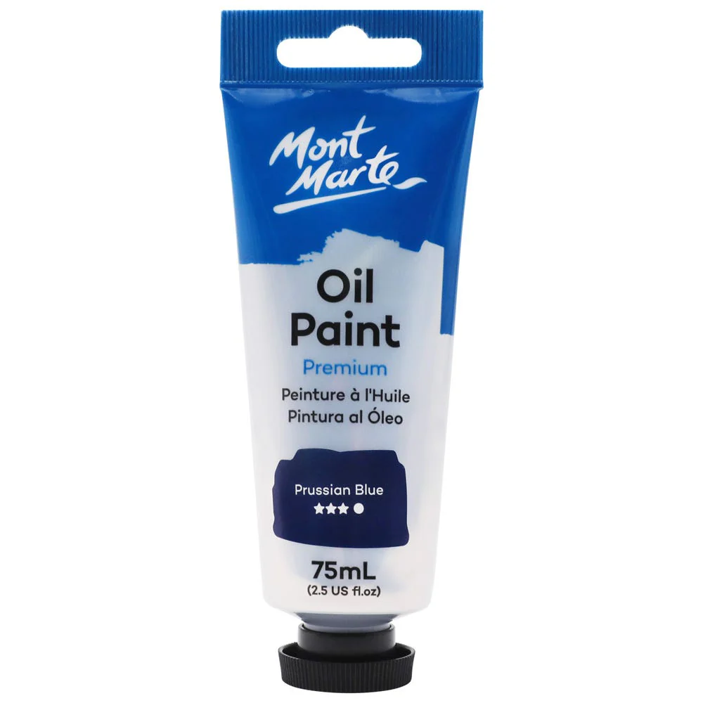 Oil Paint Premium 75ml Tube - Prussian Blue