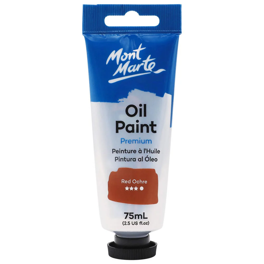 Oil Paint Premium 75ml Tube - Red Ochre