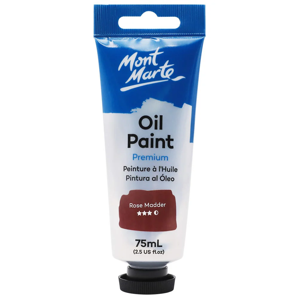 Oil Paint Premium 75ml Tube - Rose Madder