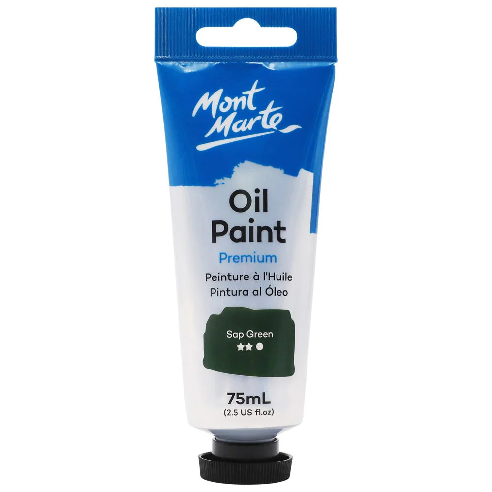 Oil Paint Premium 75ml Tube - Sap Green