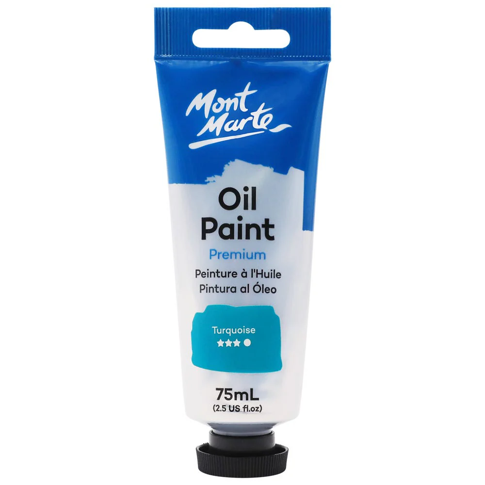 Oil Paint Premium 75ml Tube - Turquoise