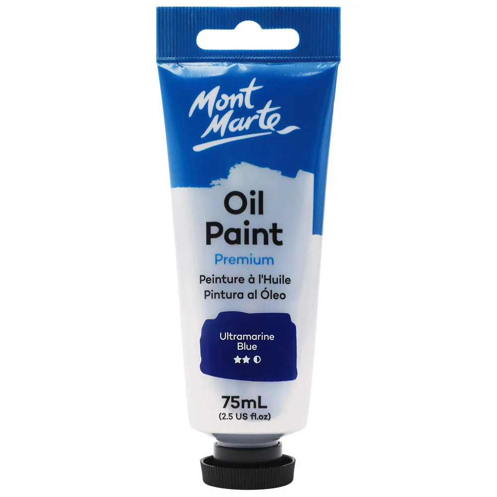 Oil Paint Premium 75ml Tube - Ultramarine Blue