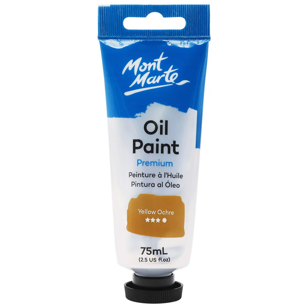 Oil Paint Premium 75ml Tube - Yellow Ochre