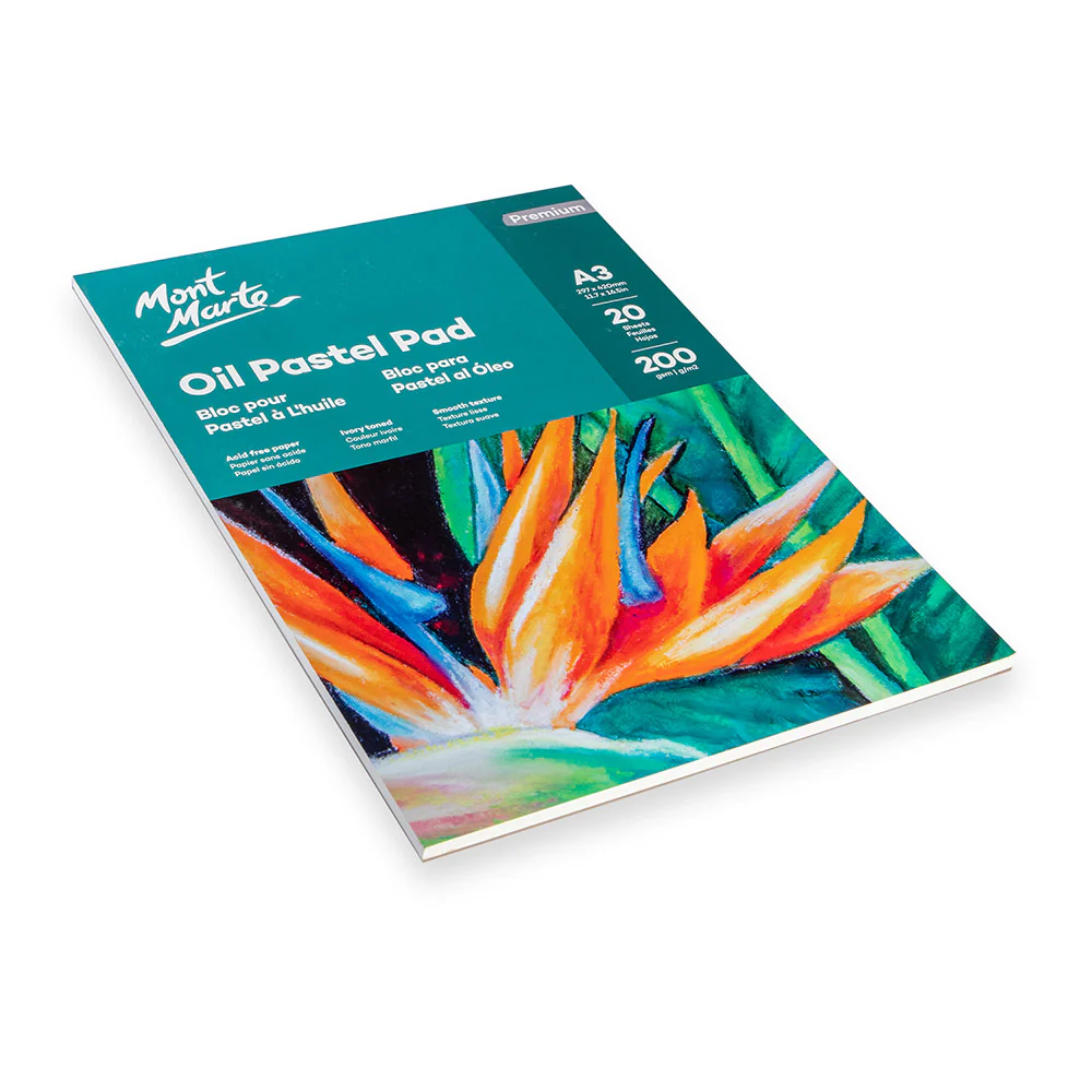 Oil Pastel Pad Premium A3 20 Sheets 200gsm - Image 3