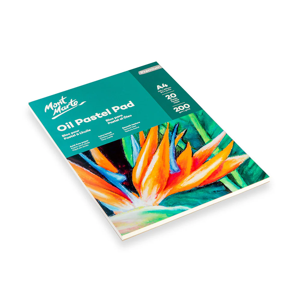 Oil Pastel Pad Premium A4 20 Sheets 200gsm - Image 3