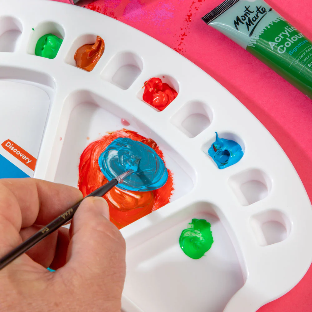Oval Plastic Palette Discovery 34 x 25cm (13.3 x 9.8in) - Image 6