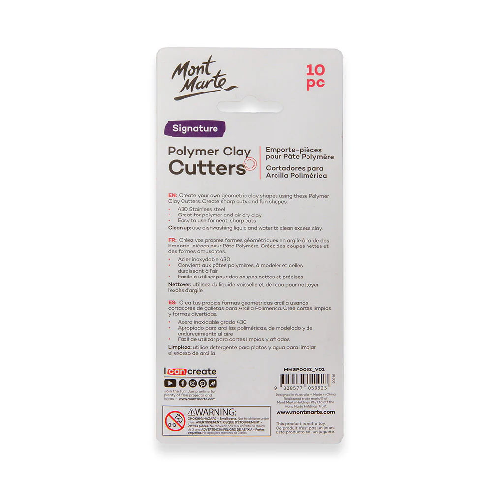 Polymer Clay Cutters Signature 10pc - Image 4