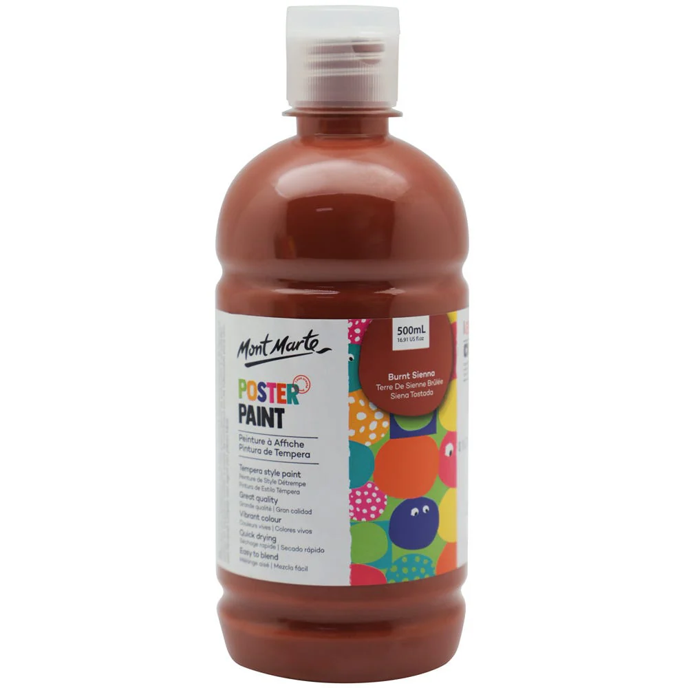 Poster Paint 500ml - Burnt Sienna
