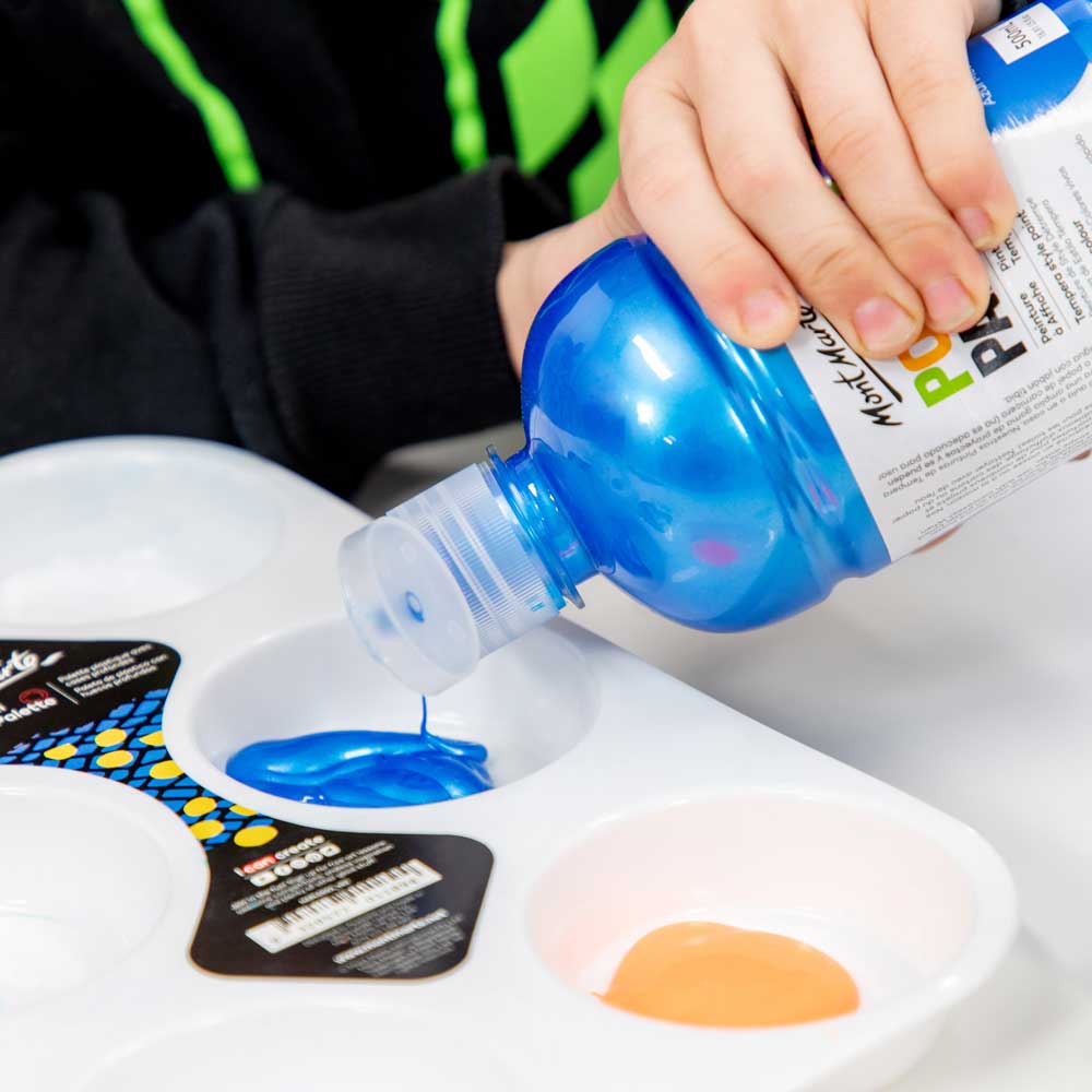 Poster Paint 500ml - Metallic Turquoise - Image 4