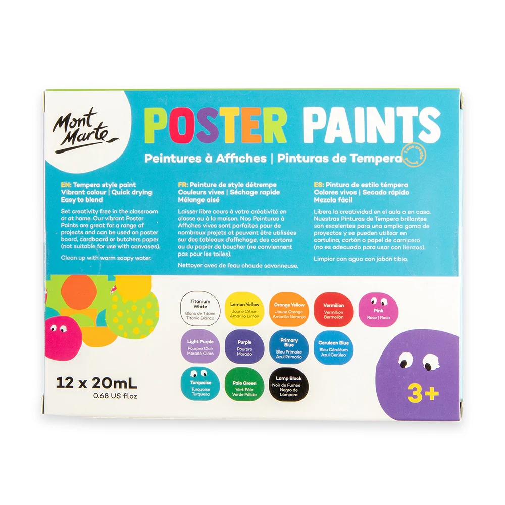 Poster Paints 12pc x 20ml - Image 4