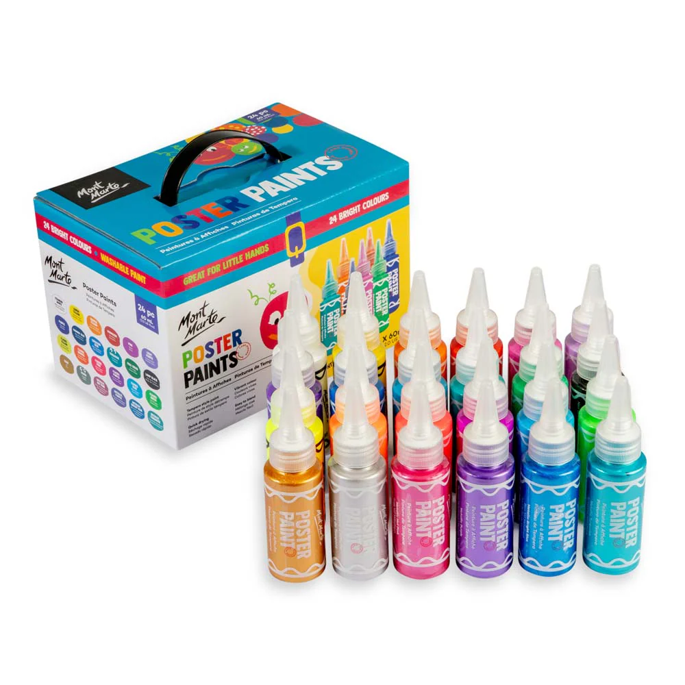 Poster Paints 24pc x 60ml - Image 3