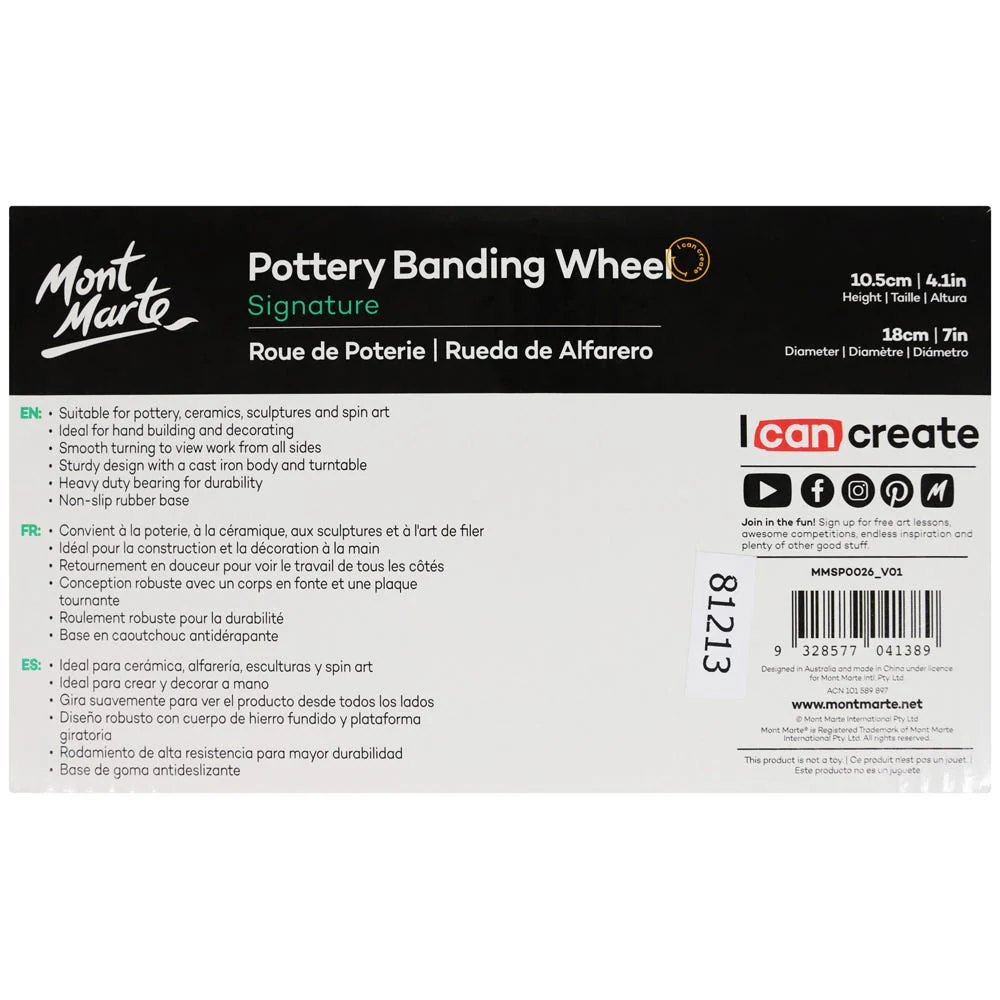 Pottery Banding Wheel Signature 18cm (7in) - Image 7