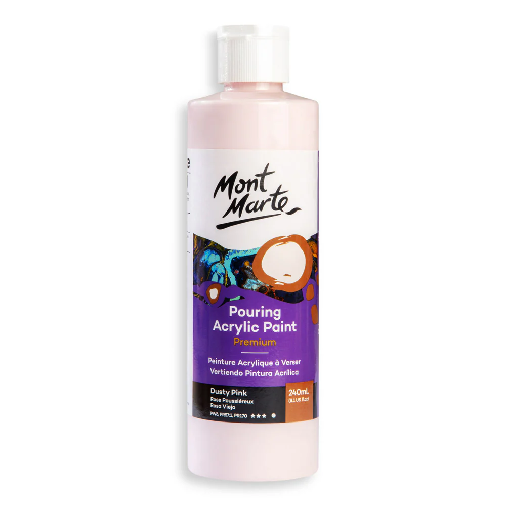 Pouring Acrylic Paint Premium 240ml - Dusty Pink