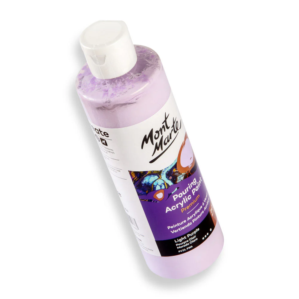Pouring Acrylic Paint Premium 240ml - Light Purple - Image 2