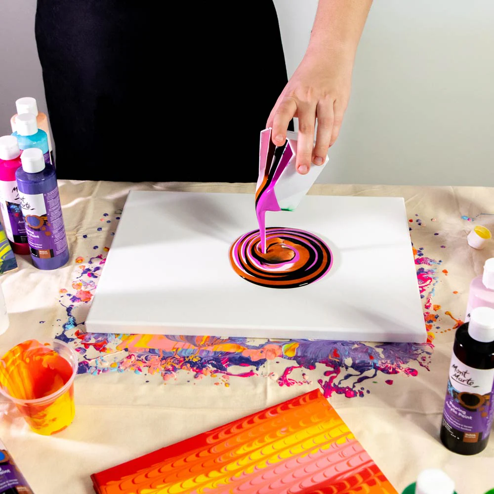 Pouring Acrylic Paint Premium 240ml - Magenta - Image 6