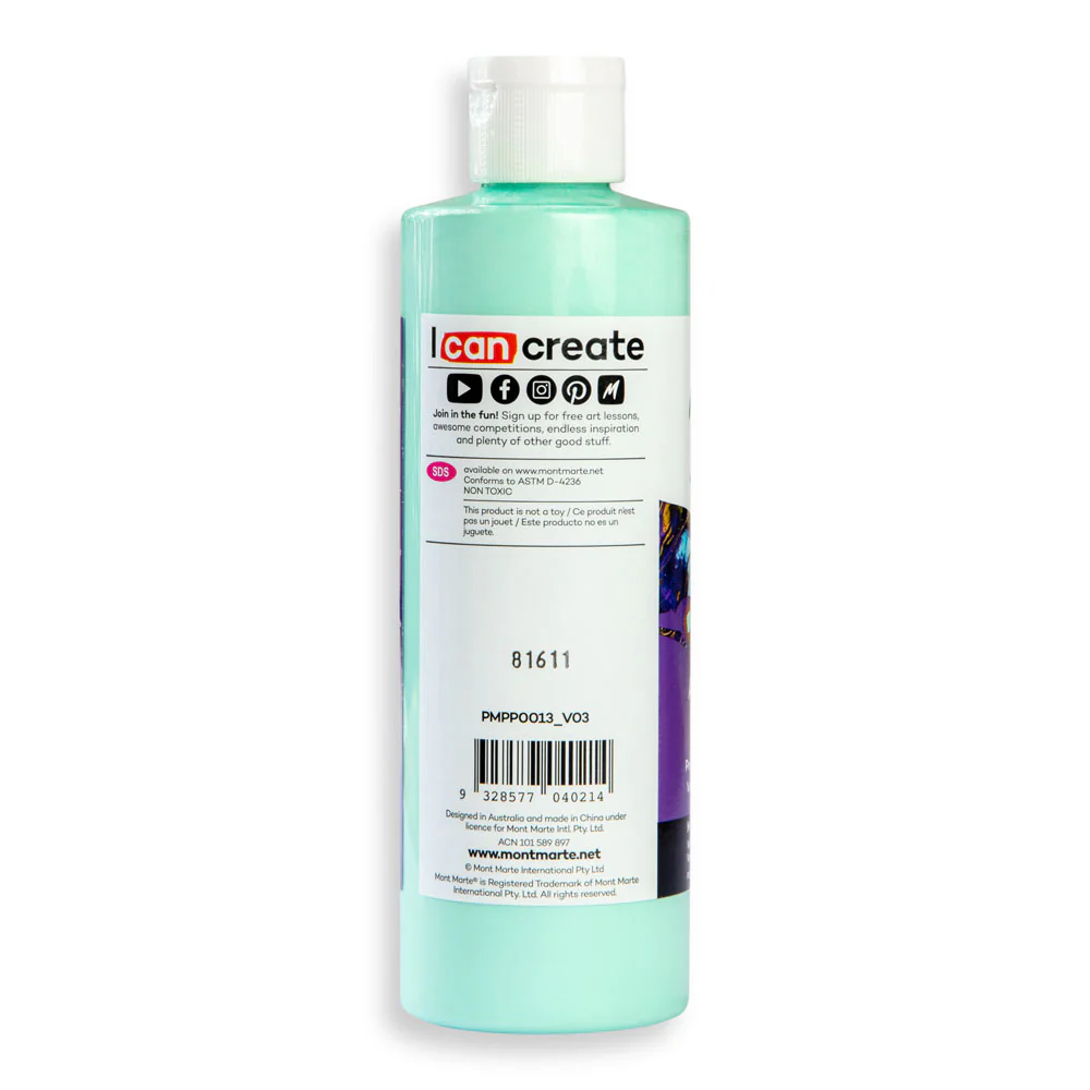 Pouring Acrylic Paint Premium 240ml - Mint Green - Image 3
