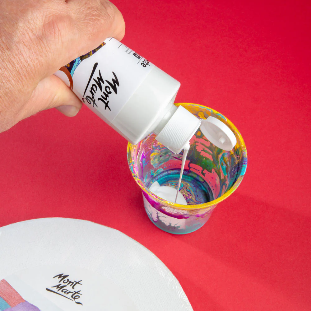 Pouring Acrylic Paint Premium 240ml - Titanium White - Image 4
