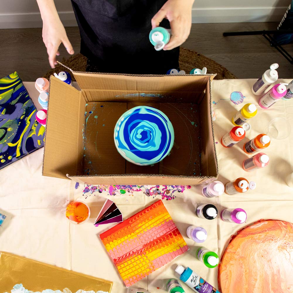 Pouring Acrylic Paint Premium 240ml - Turquoise - Image 6