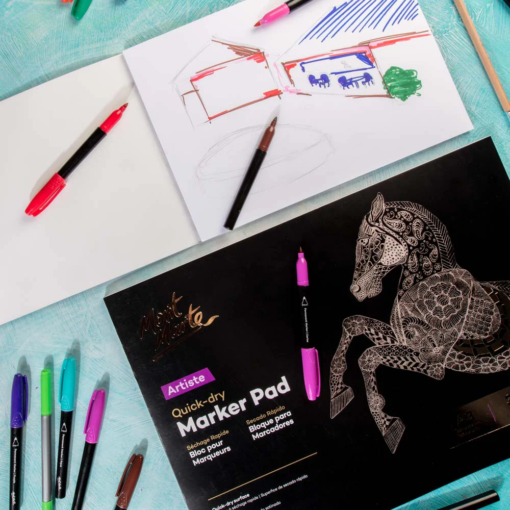 Quick Dry Marker Pad Artiste A3 30 Sheets 110gsm - Image 10