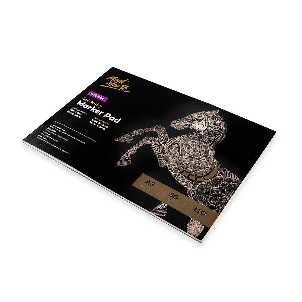 Quick Dry Marker Pad Artiste A3 30 Sheets 110gsm - Image 3