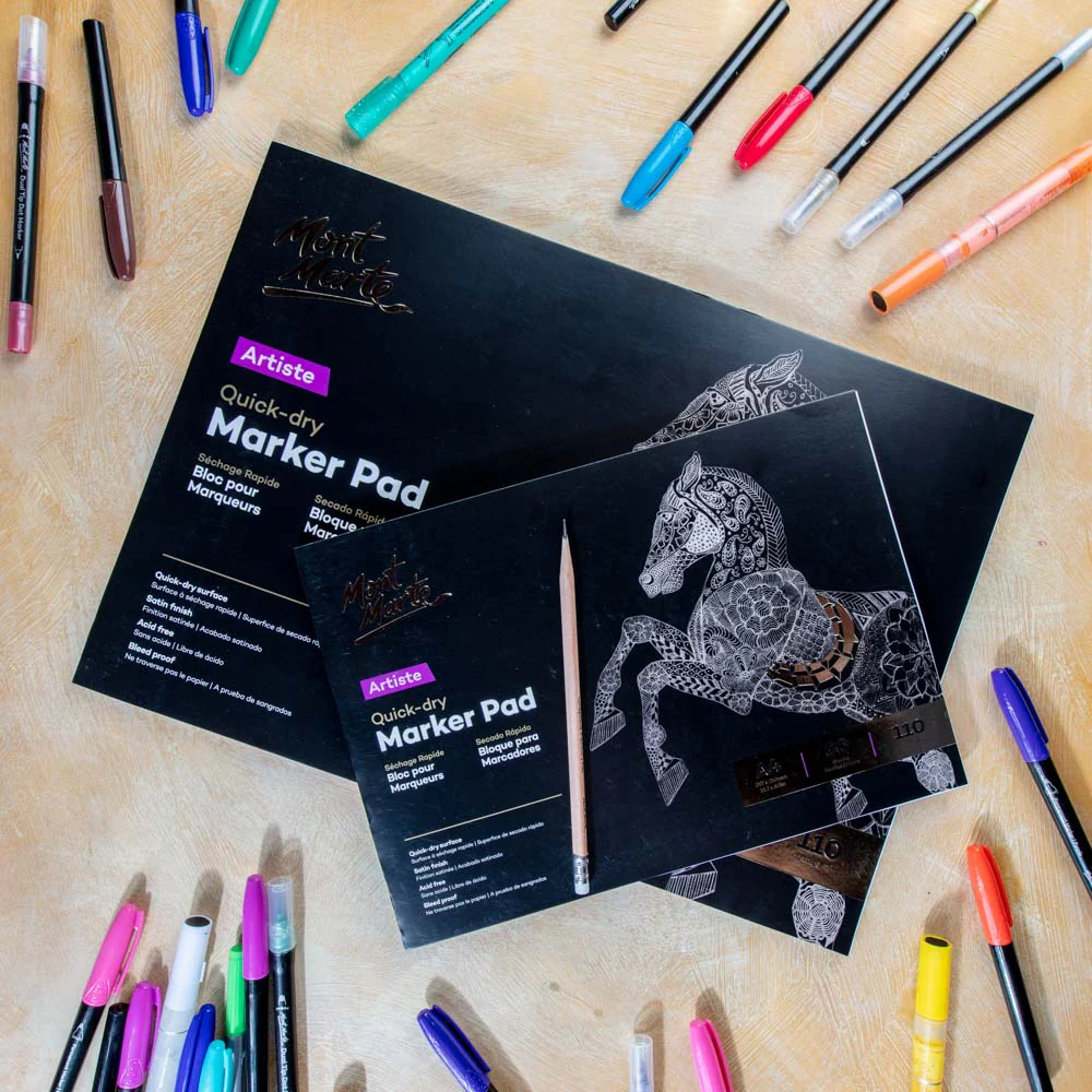 Quick Dry Marker Pad Artiste A3 30 Sheets 110gsm - Image 9