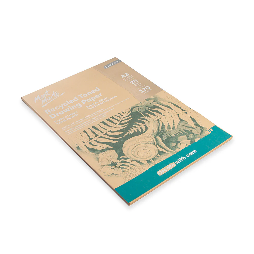 Recycled Toned Drawing Paper A3 25 Sheets 170gsm - Image 3