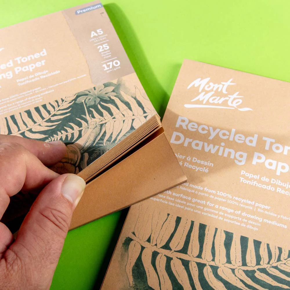 Recycled Toned Drawing Paper A3 25 Sheets 170gsm - Image 5