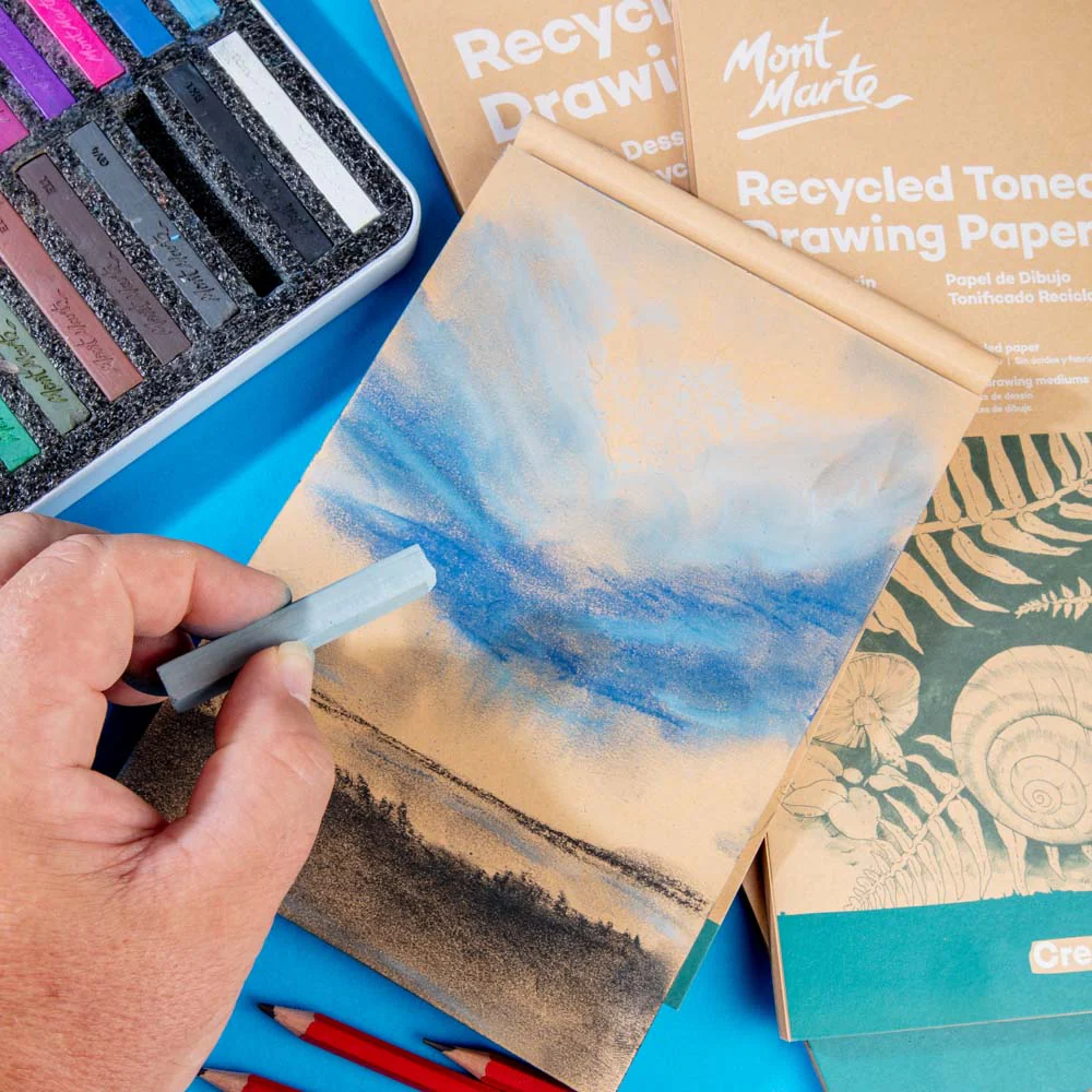 Recycled Toned Drawing Paper A3 25 Sheets 170gsm - Image 7