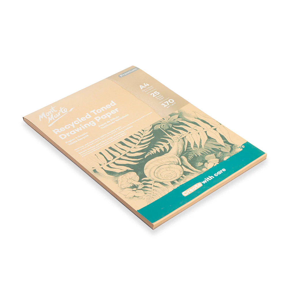 Recycled Toned Drawing Paper A4 25 Sheets 170gsm - Image 3
