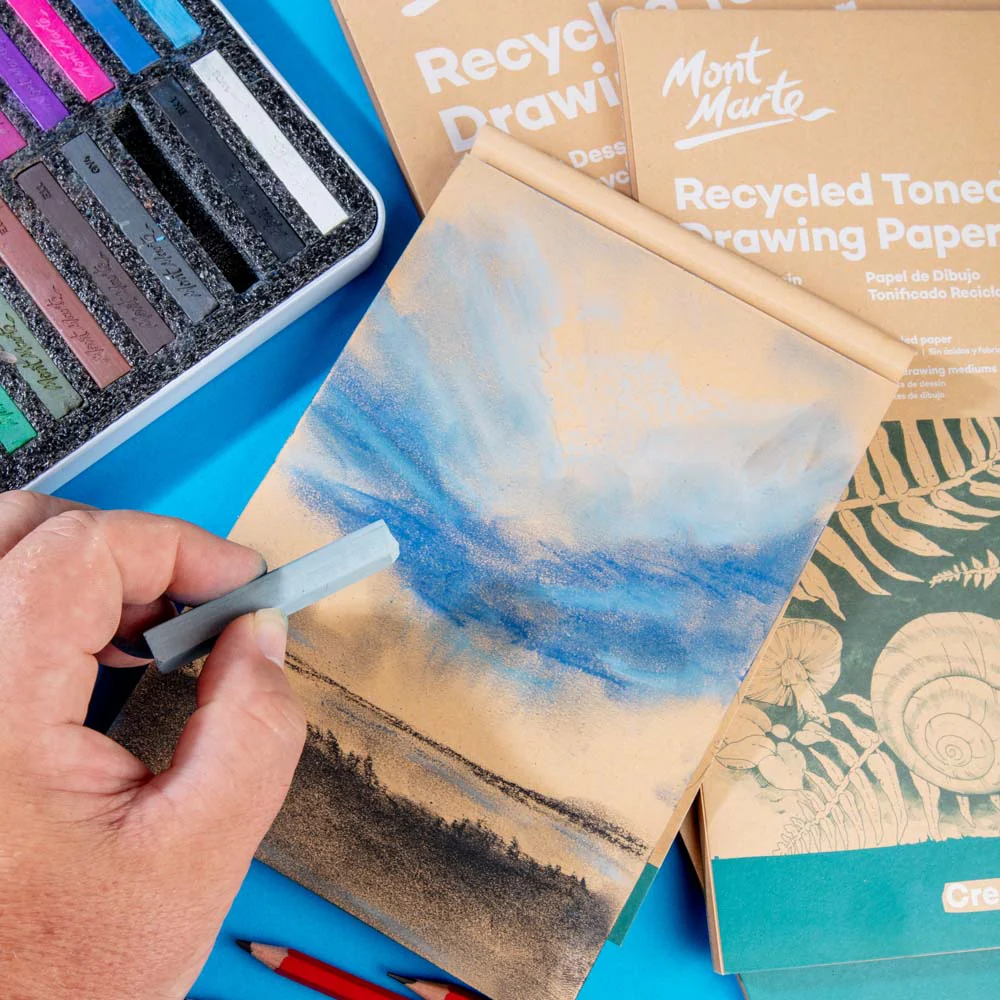 Recycled Toned Drawing Paper A5 25 Sheets 170gsm - Image 7