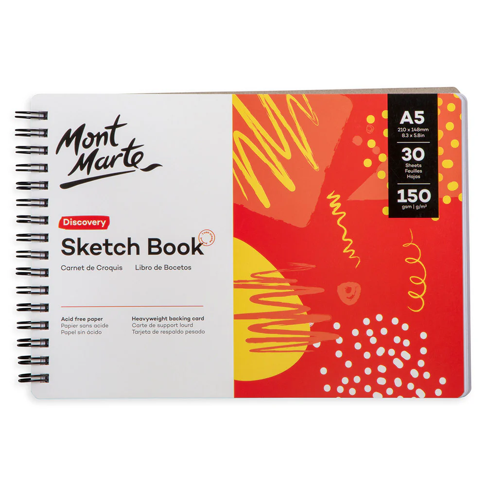 Sketch Book Discovery A5 (5.8 x 8.3in) 30 Sheets 150gsm