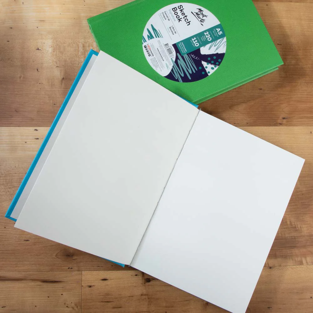 Sketch Book Signature A5 220 Pages 110gsm - Green - Image 4