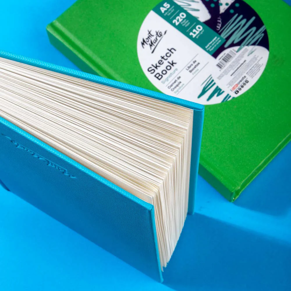 Sketch Book Signature A5 220 Pages 110gsm - Red - Image 6