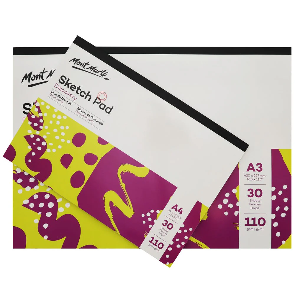 Sketch Pad Discovery A3 110gsm 30 Sheets - Image 3