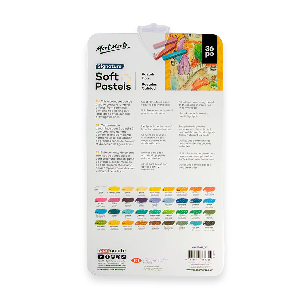 Soft Pastels in Tin Box Signature 36pc - Image 4