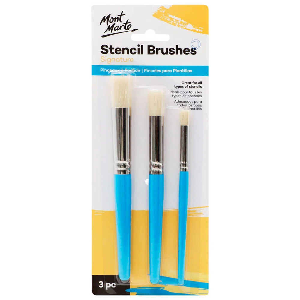 Stencil Brushes Signature 3pc