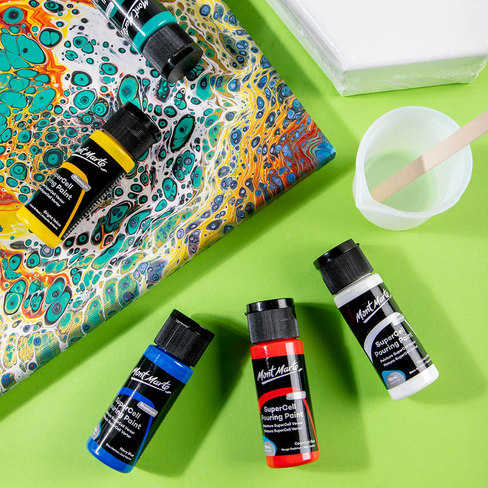 SuperCell Pouring Paint Kit Premium 23pc - Image 9