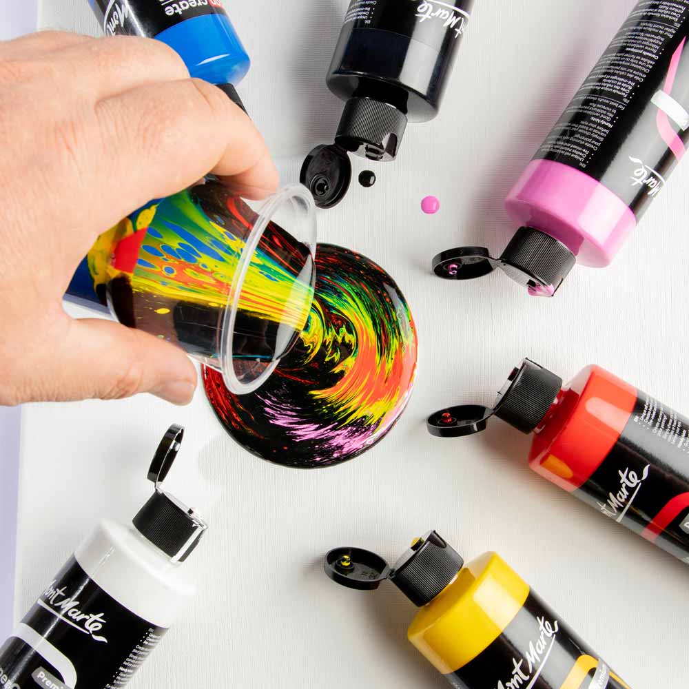 SuperCell Pouring Paint Premium 240ml - Gold - Image 7