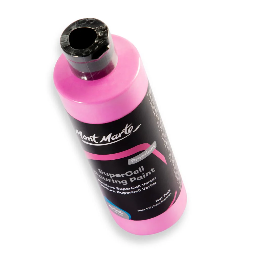 SuperCell Pouring Paint Premium 240ml - Hot Pink - Image 3