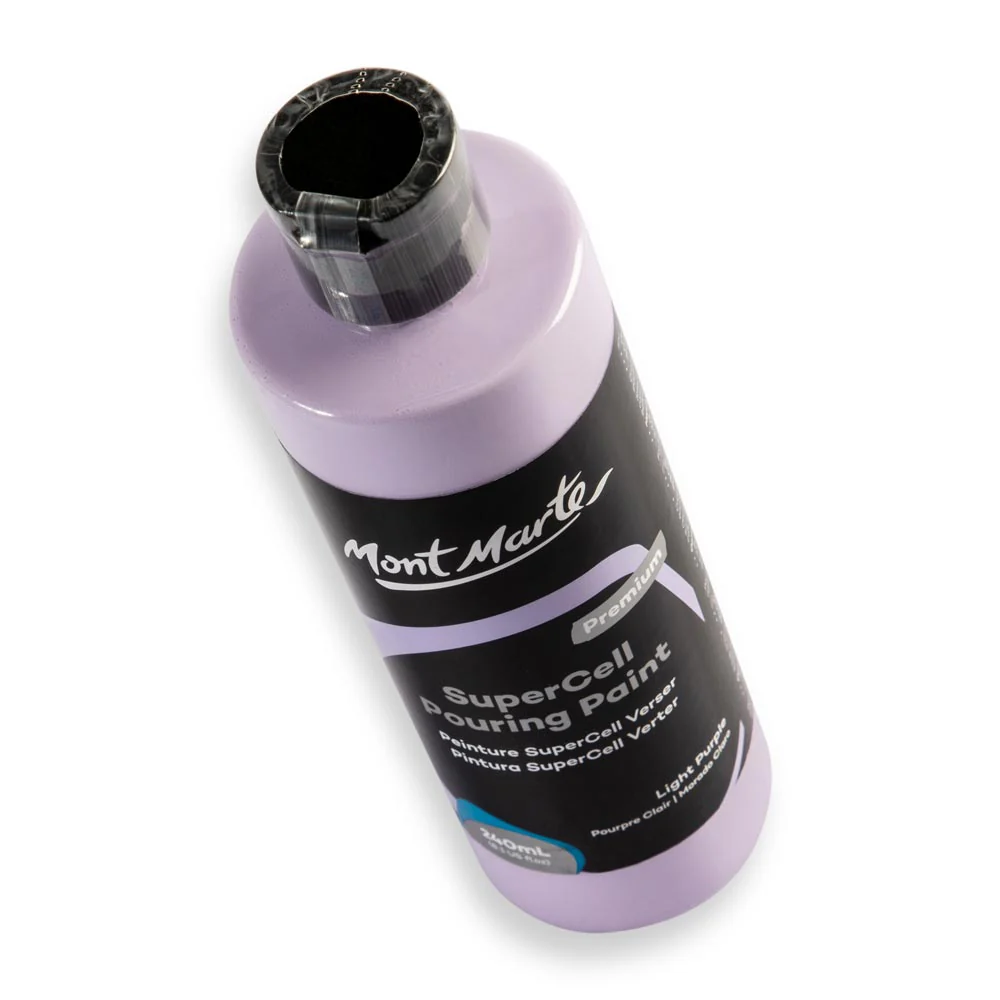 SuperCell Pouring Paint Premium 240ml - Light Purple - Image 3