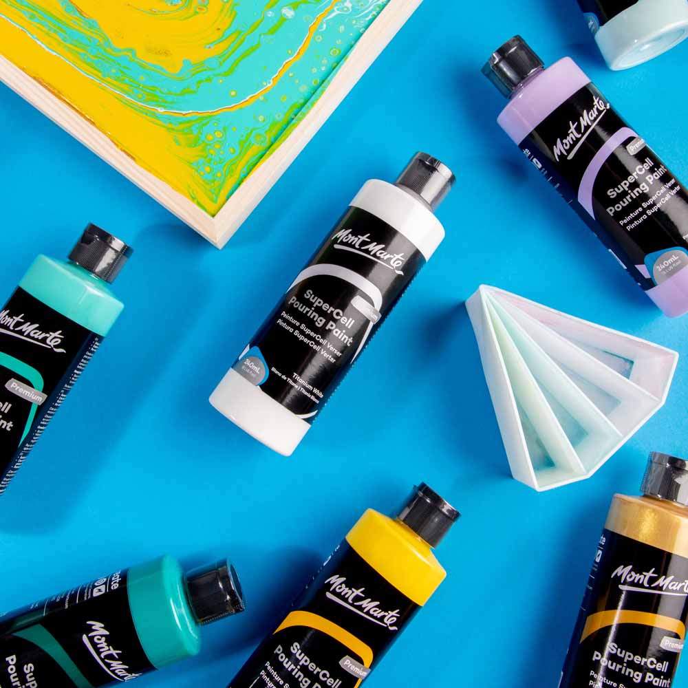 SuperCell Pouring Paint Premium 240ml - Light Purple - Image 8