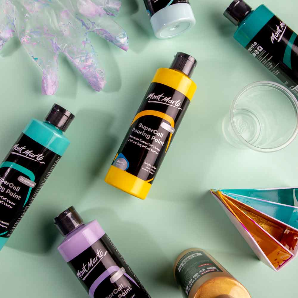 SuperCell Pouring Paint Premium 240ml - Light Purple - Image 9