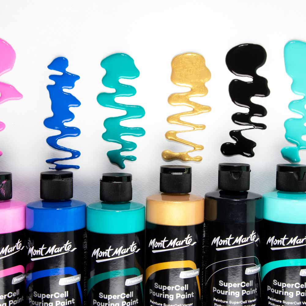 SuperCell Pouring Paint Premium 240ml - Teal - Image 6